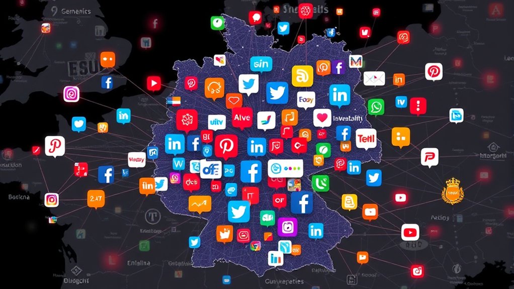 Navigieren in deutschen sozialen Medien
